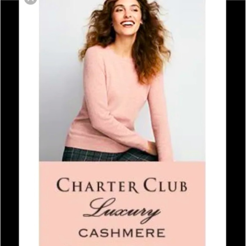 Charter Club 100% Luxury Cashmere Sweater. Size L but fits more like a medium.